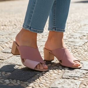 Sam Edelman Blush Pink Suede Heels